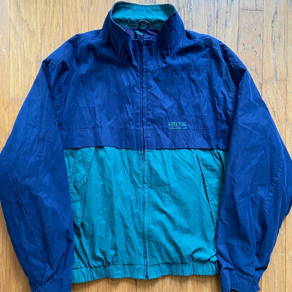 VINTAGE EDDIE BAUER EBTECK JACKET SIZE XXL GREEN AND BLUE GOOD CONDITION - Picture 2 of 5